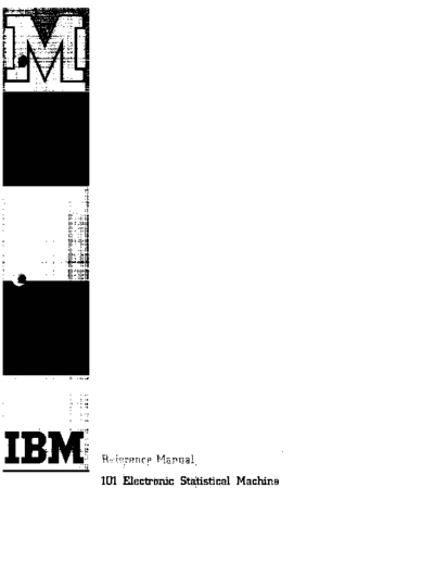 IBM A22-0502-0 101 ElectronicStatisticalMachine  IBM punchedCard ElectronicStatisticalMachine A22-0502-0_101_ElectronicStatisticalMachine.pdf