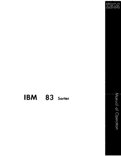 IBM 222-6639-5 83 Sorter Dec59  IBM punchedCard Sorter 222-6639-5_83_Sorter_Dec59.pdf