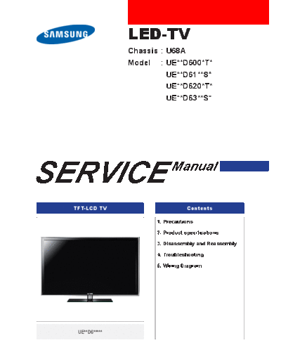 Samsung UE40D6200TSXXN SI 1334664654  Samsung LED TV UE32D6200 UE40D6200TSXXN_SI_1334664654.pdf
