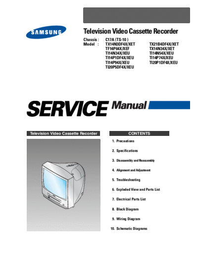 Samsung c17a  ts-10 TI-14  Samsung TV C17A chassis c17a__ts-10_TI-14.pdf