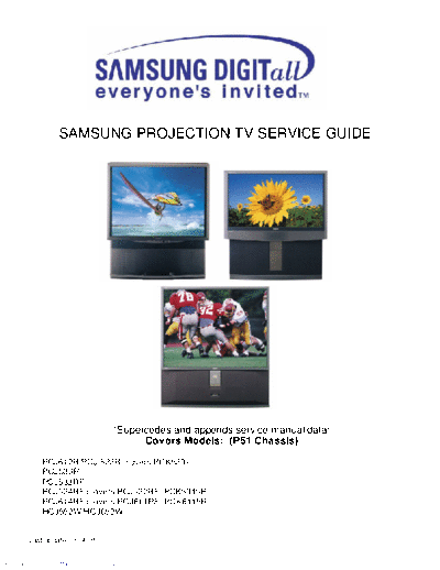 Samsung pck6115r  Samsung Proj TV PCJ534RF pck6115r.pdf