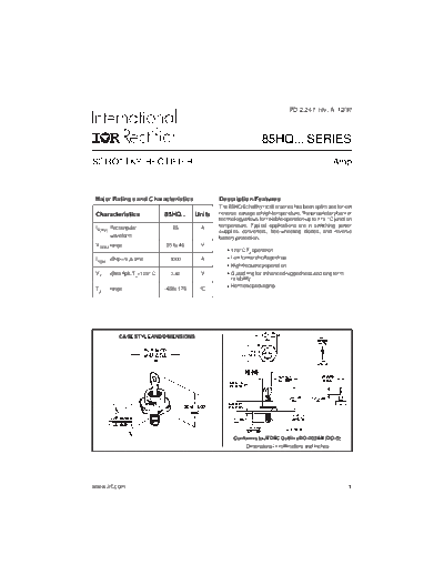 datasheets 85hqxx  . Electronic Components Datasheets Various datasheets 85hqxx.pdf