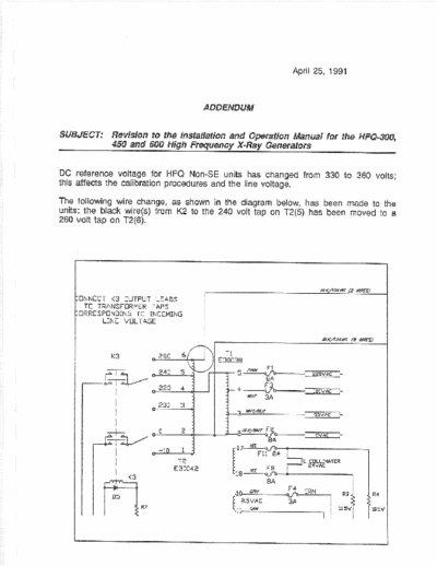 BENNET t HFQ-100 X-Ray - User and service manual  . Rare and Ancient Equipment BENNET HFQ-100 Bennett HFQ-100 X-Ray - User and service manual.pdf