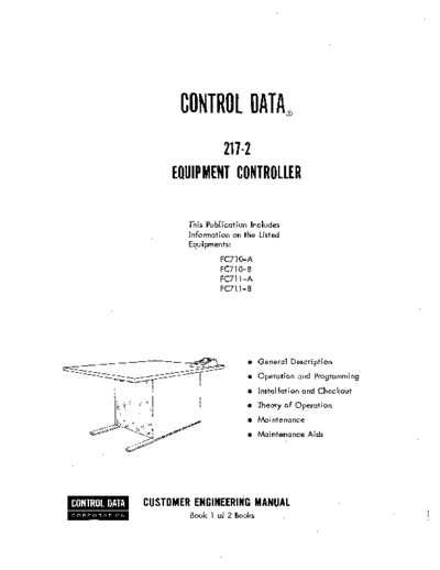 cdc 82128100-A00 217-2 CE Book 1 Aug68  . Rare and Ancient Equipment cdc terminal 82128100-A00_217-2_CE_Book_1_Aug68.pdf
