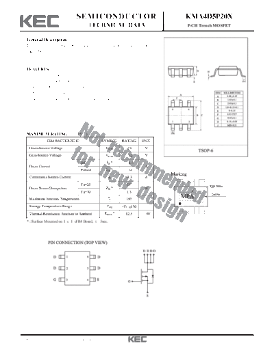 KEC kma4d5p20x  . Electronic Components Datasheets Active components Transistors KEC kma4d5p20x.pdf