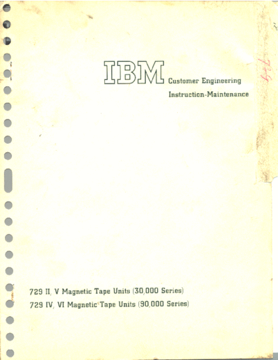 IBM 223-6988-3 CE Instruction 729 II IV V VI  IBM 1410 CE_Instruction_Reference_Maintenance 729_Magnetic_Tape 223-6988-3_CE_Instruction_729_II_IV_V_VI.pdf
