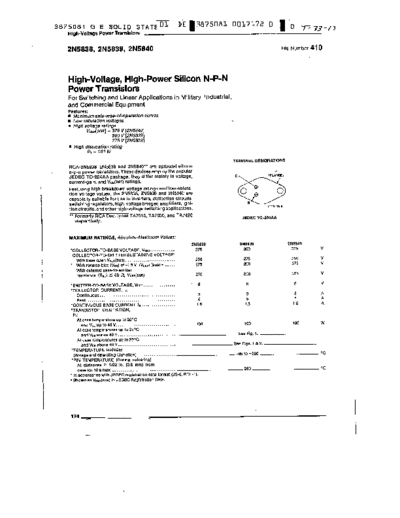 NO 2n5839  . Electronic Components Datasheets Active components Transistors NO 2n5839.pdf