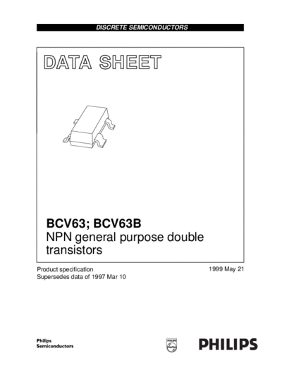 Philips bcv63 bcv63b 3  . Electronic Components Datasheets Active components Transistors Philips bcv63_bcv63b_3.pdf