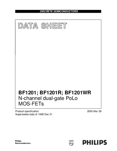 Philips bf1201 bf1201r bf1201wr 2  . Electronic Components Datasheets Active components Transistors Philips bf1201_bf1201r_bf1201wr_2.pdf
