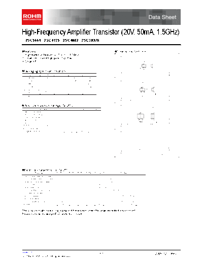 Rohm 2sc4725  . Electronic Components Datasheets Active components Transistors Rohm 2sc4725.pdf