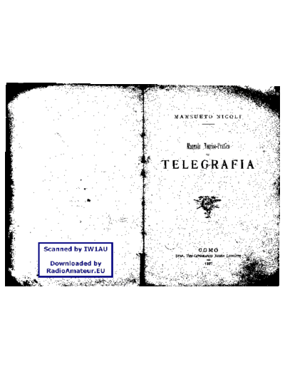 . Various Manuale Telegrafia FS 1897  . Various Manuale_Telegrafia_FS_1897.pdf