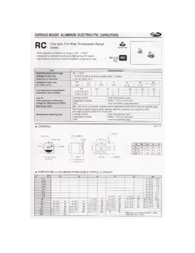 Sapcon [smd] RC Series  . Electronic Components Datasheets Passive components capacitors Sapcon Sapcon [smd] RC Series.pdf