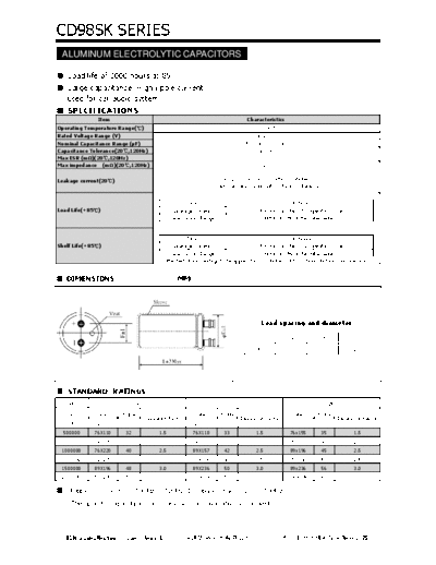 TF [Nantong Hua Yu] TF Hua-Yu [screw-terminal] CD98SK Series  . Electronic Components Datasheets Passive components capacitors TF [Nantong Hua Yu] TF Hua-Yu [screw-terminal] CD98SK Series.pdf