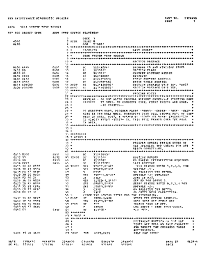 IBM 5129650 A0F4 DiskSystemTestModule Apr71  IBM system3 microfiche diag 5129650_A0F4_DiskSystemTestModule_Apr71.pdf