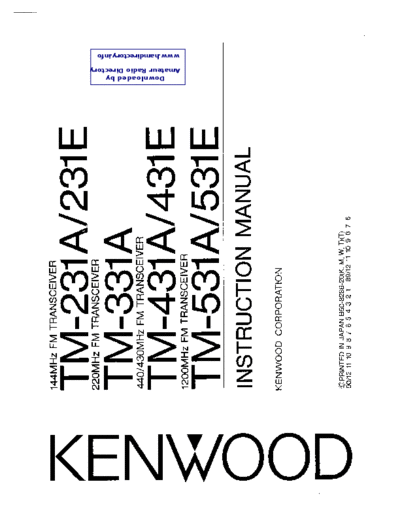 Kenwood TM231 531 user  Kenwood TM231_531_user.pdf