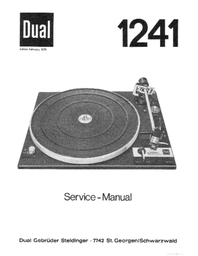 DUAL ve   1241 service en  . Rare and Ancient Equipment DUAL Audio 1241 ve_dual_1241_service_en.pdf