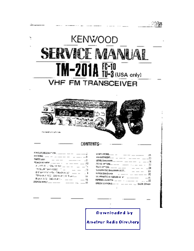 Kenwood TM201  Kenwood TM201.pdf