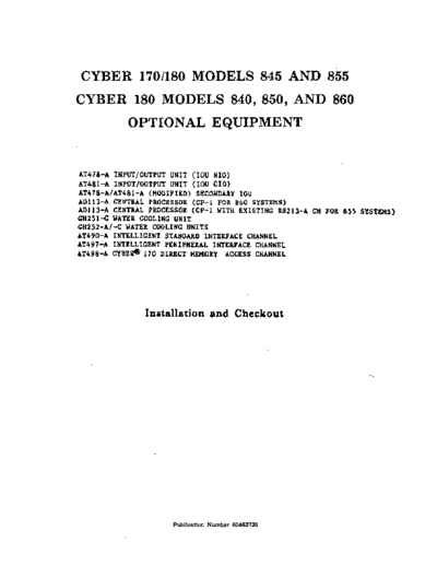 cdc 60463730 Cyber 84x 85x 860 Optional Equipment Installation Dec87  . Rare and Ancient Equipment cdc cyber installation 60463730_Cyber_84x_85x_860_Optional_Equipment_Installation_Dec87.pdf
