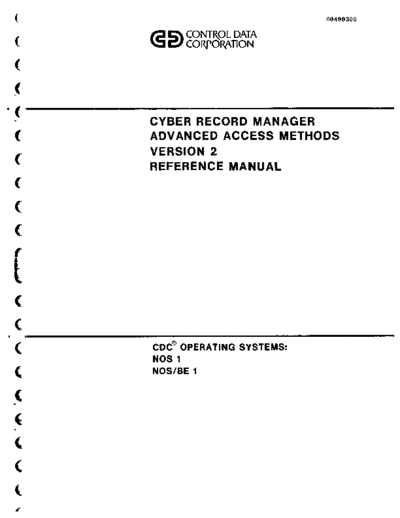 cdc 60499300A Cyber Record Manager Advanced Access Methods Version 2 Mar78  . Rare and Ancient Equipment cdc cyber nos 60499300A_Cyber_Record_Manager_Advanced_Access_Methods_Version_2_Mar78.pdf