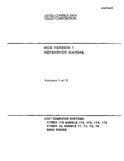 cdc 60435400C NOS Version 1 Reference Manual Volume 1 Dec76  . Rare and Ancient Equipment cdc cyber nos 60435400C_NOS_Version_1_Reference_Manual_Volume_1_Dec76.pdf