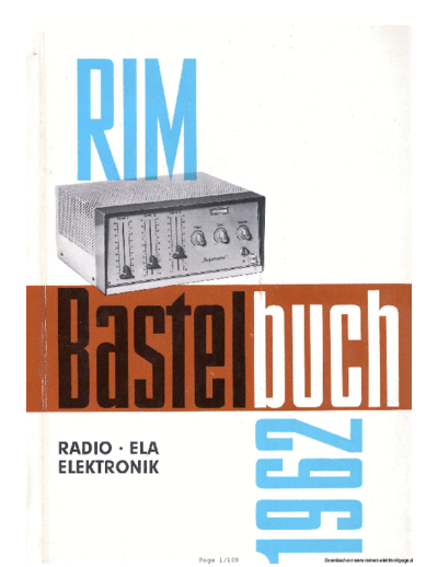RIM RIM-Bastelbuch-1962  . Rare and Ancient Equipment RIM RIM-Bastelbuch-1962.pdf