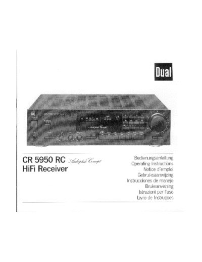 . Various Dual CD5950  . Various RTV Dual CD5950.pdf