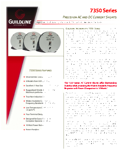 . Various Guildline7350datasheet  . Various Guildline Guildline7350datasheet.pdf
