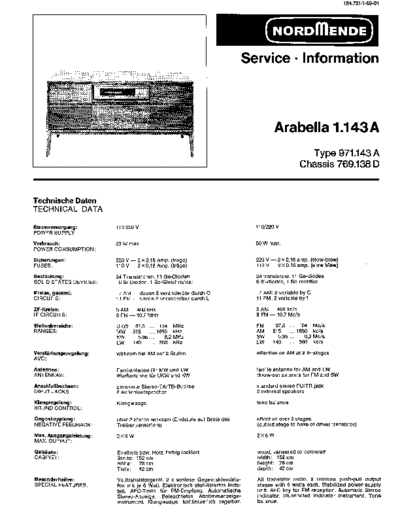 Nordmende arabella 1.143a sm  Nordmende Audio Arabella 1.143A nordmende_arabella_1.143a_sm.pdf