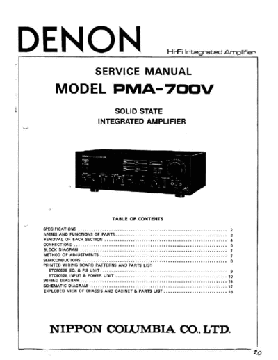 DENON pma700v  DENON Audio PMA-700V pma700v.pdf