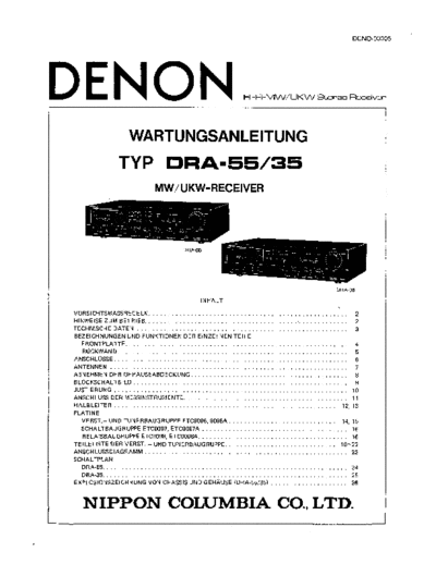 DENON hfe denon dra-35 55 service de  DENON Audio DRA-55 hfe_denon_dra-35_55_service_de.pdf