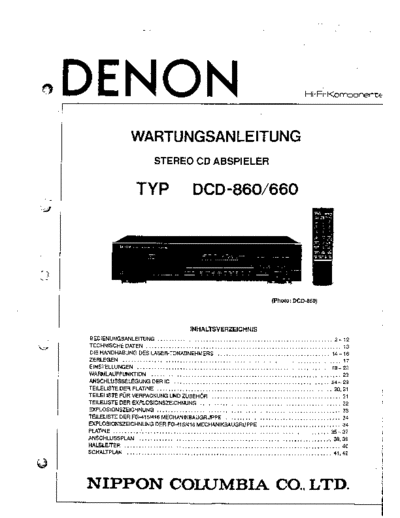 DENON hfe denon dcd-660 860 service de  DENON CD DCD-660 hfe_denon_dcd-660_860_service_de.pdf