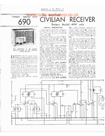 CIVILIAN RECEIVER civilian-receiver-battery  . Rare and Ancient Equipment CIVILIAN RECEIVER 690 civilian-receiver-battery.pdf