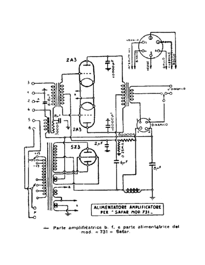 SAFAR 731 AF and power supply unit  . Rare and Ancient Equipment SAFAR Audio SAFAR 731 AF and power supply unit.pdf