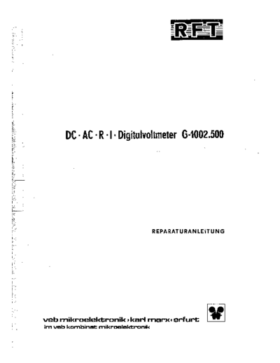 RFT G-1002.500 010 AC-DC R I DigitalVoltmeter 1 SM  . Rare and Ancient Equipment RFT g-1002.500 RFT_G-1002.500_010_AC-DC_R_I_DigitalVoltmeter_1_SM.pdf