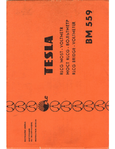 TESLA tesla bm559 rlc bridge sm  . Rare and Ancient Equipment TESLA BM559 tesla_bm559_rlc_bridge_sm.pdf