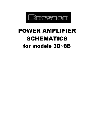 . Various bryston 3b-8b  . Various SM scena Bryston bryston_3b-8b.pdf