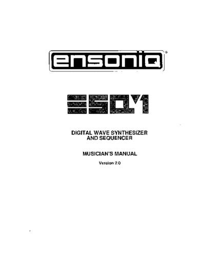 . Various esq-1 musicians manual  . Various SM scena Ensoniq esq-1_musicians_manual.pdf