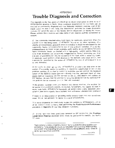 . Various 8100A1 Manual Appendices F-M  . Various SM scena Orban 8100A1 Manual_Appendices_F-M.pdf
