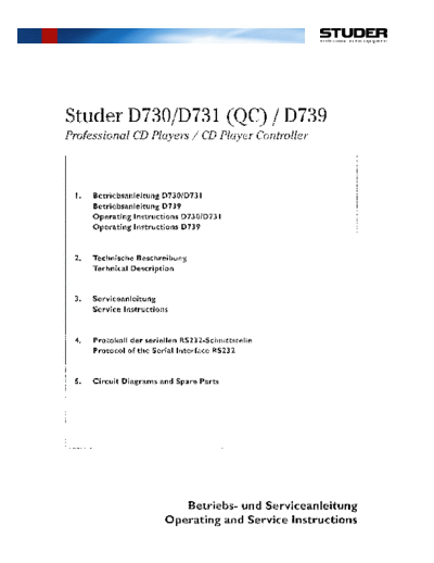 . Various D730 731 739 Op Serv  . Various SM scena Studer D730_731_739_Op_Serv.pdf