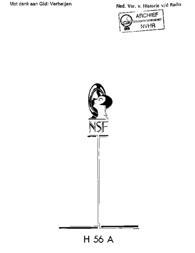 NSF NSF H56A  . Rare and Ancient Equipment NSF Audio H56A NSF_H56A.pdf