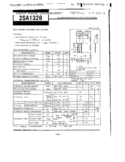 Toshiba 2sa1328  . Electronic Components Datasheets Active components Transistors Toshiba 2sa1328.pdf
