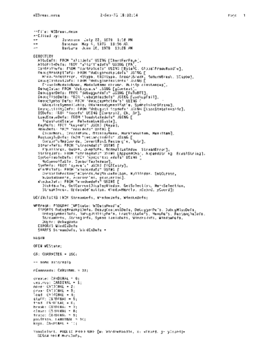xerox WEBreak.mesa Sep78  xerox mesa 4.0_1978 listing Mesa_4_Debug WEBreak.mesa_Sep78.pdf