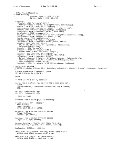 xerox ExternalCache.mesa Sep78  xerox mesa 4.0_1978 listing Mesa_4_Debug ExternalCache.mesa_Sep78.pdf