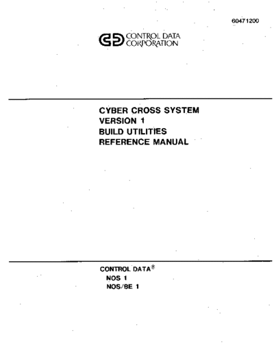 cdc 60471200F 255X Cross System Build Utilities Oct80  . Rare and Ancient Equipment cdc cyber comm 2550 60471200F_255X_Cross_System_Build_Utilities_Oct80.pdf