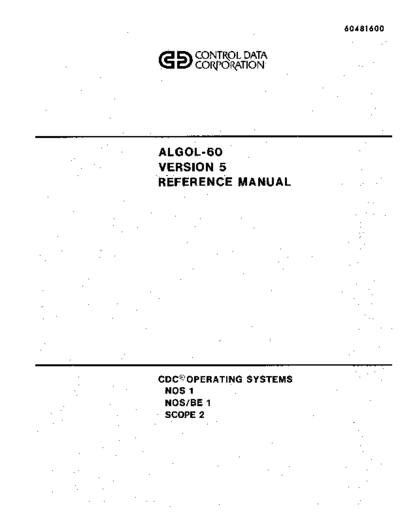 cdc 60481600C Algol-60 Version 5 Reference Aug79  . Rare and Ancient Equipment cdc cyber lang algol 60481600C_Algol-60_Version_5_Reference_Aug79.pdf