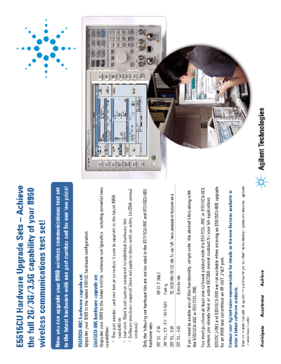 Agilent E5515CU Hardware Upgrade Sets - Brochure 5990-4737EN c20121024 [2]  Agilent E5515CU Hardware Upgrade Sets - Brochure 5990-4737EN c20121024 [2].pdf