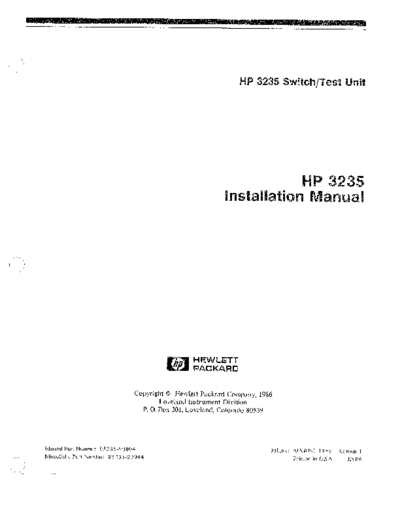 Agilent HP 3235E Installation  Agilent HP 3235E Installation.pdf