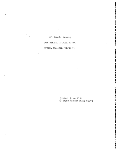 Agilent HP 6253A Operating & Service  Agilent HP 6253A Operating & Service.pdf