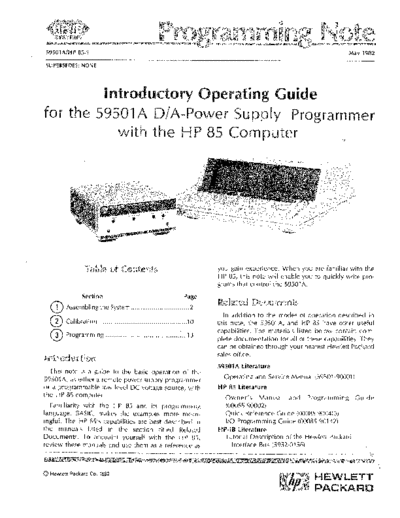 Agilent HP 59501A Introductory Operating  Agilent HP 59501A Introductory Operating.pdf