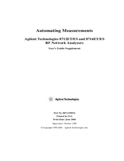 Agilent HP 8712 8714 ET-ES Automating Measurements  Agilent HP 8712 8714 ET-ES Automating Measurements.pdf